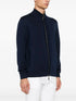 zip-up cardigan